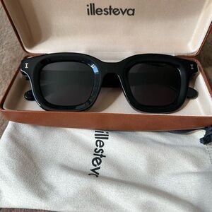 Illesteva George Black Sunglasses
